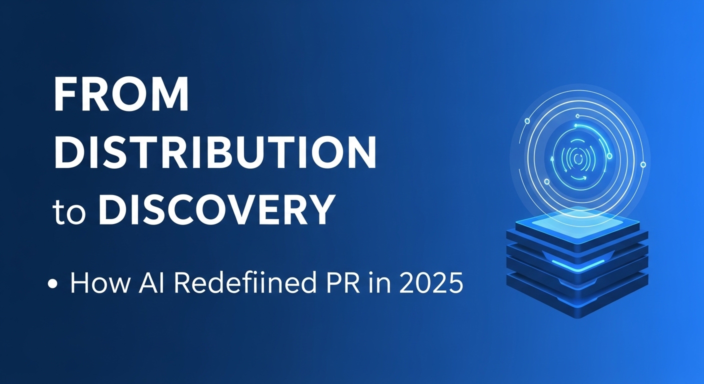From Distribution to Discovery: How AI Redefined PR in 2025 and What 2026 Demands